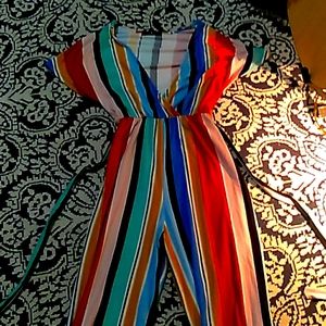 A multi colored jumper